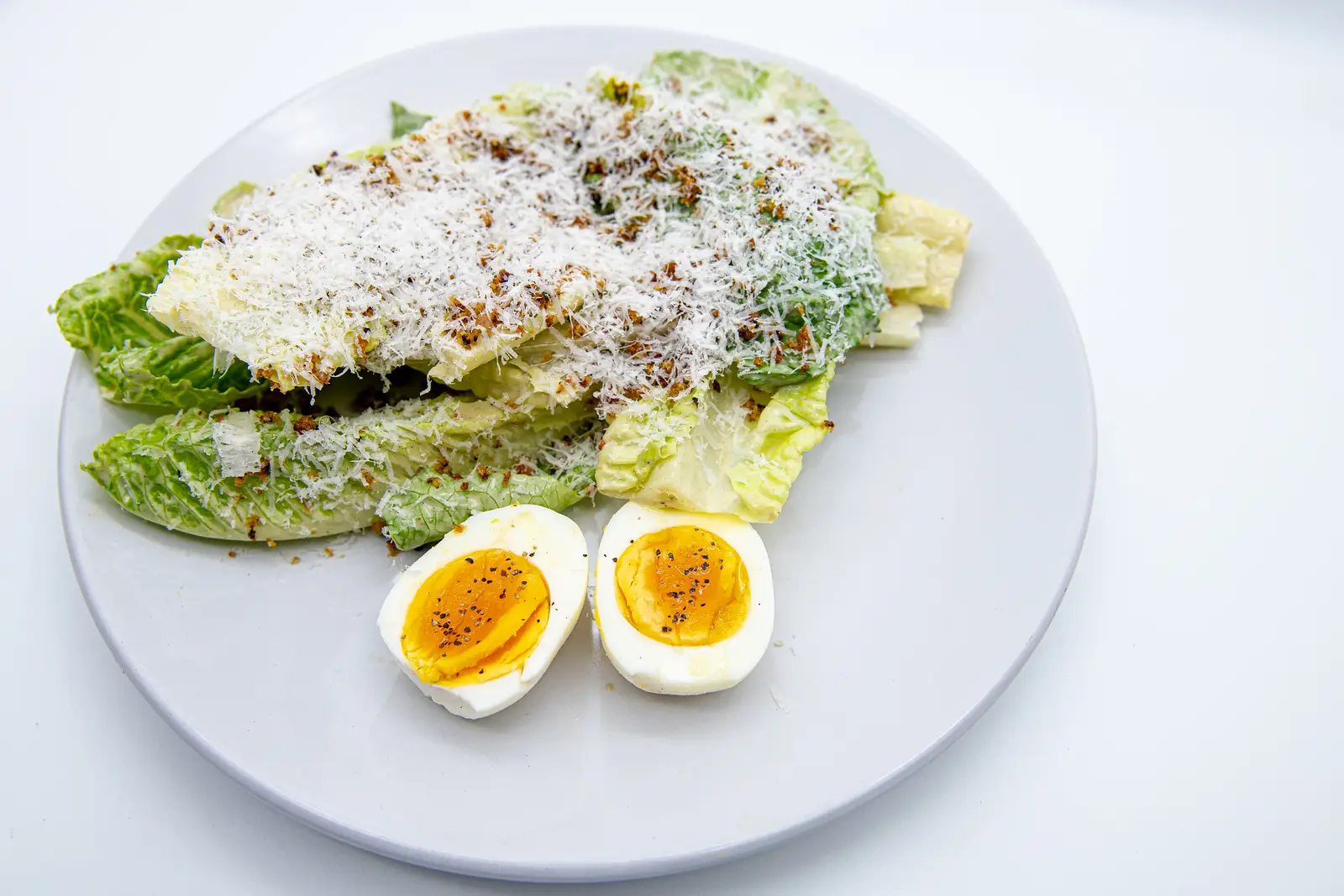 Caesar salad with housemade dressing and croutons