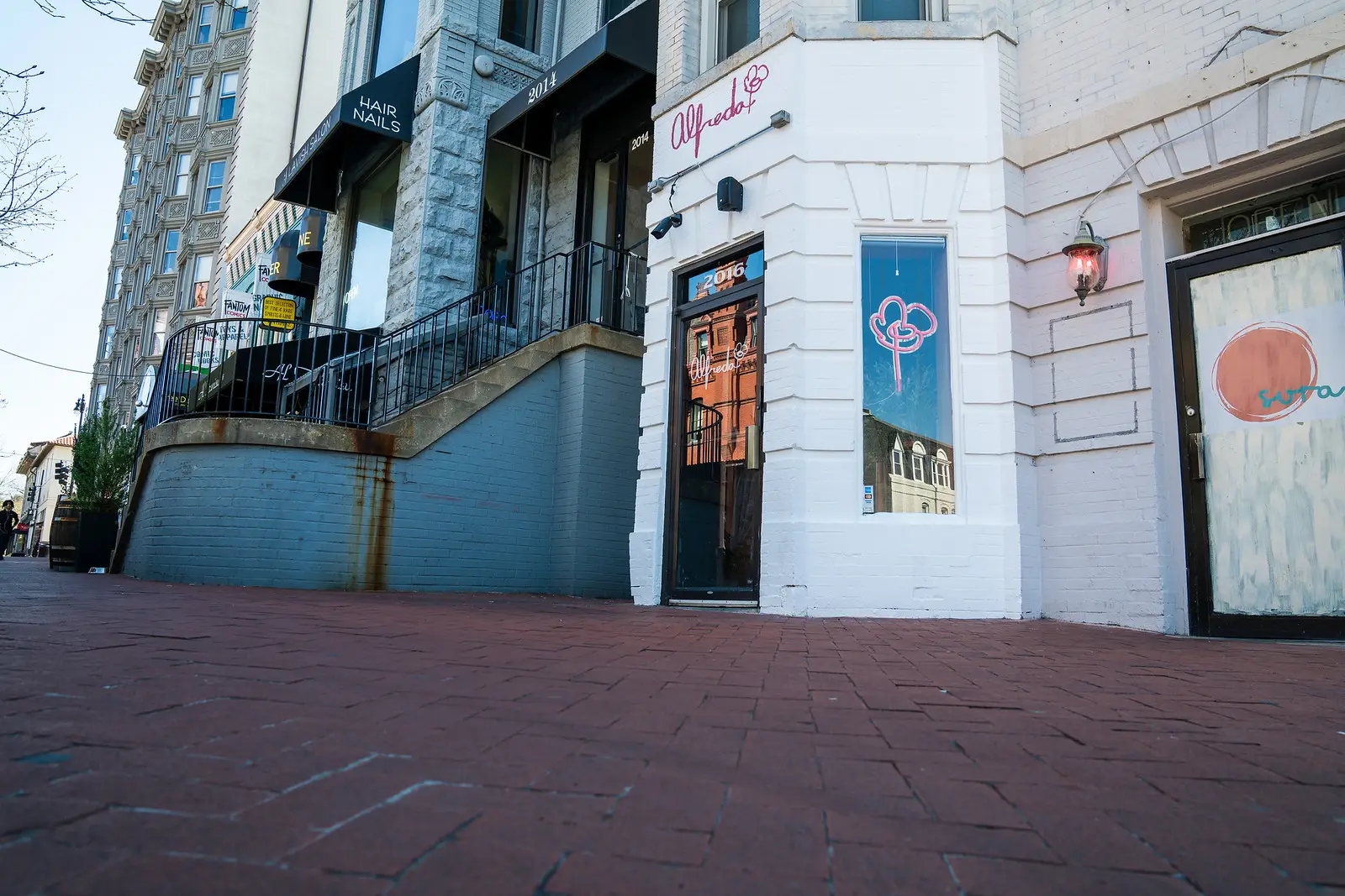 Exterior of the Alfreda building in Dupont Circle, Washington, DC